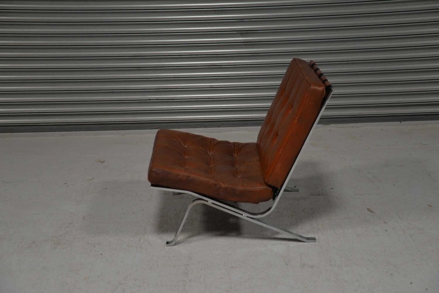 Swiss Vintage RH-301 Lounge Chair by Robert Haussmann for De Sede, Switzerland 1954 For Sale