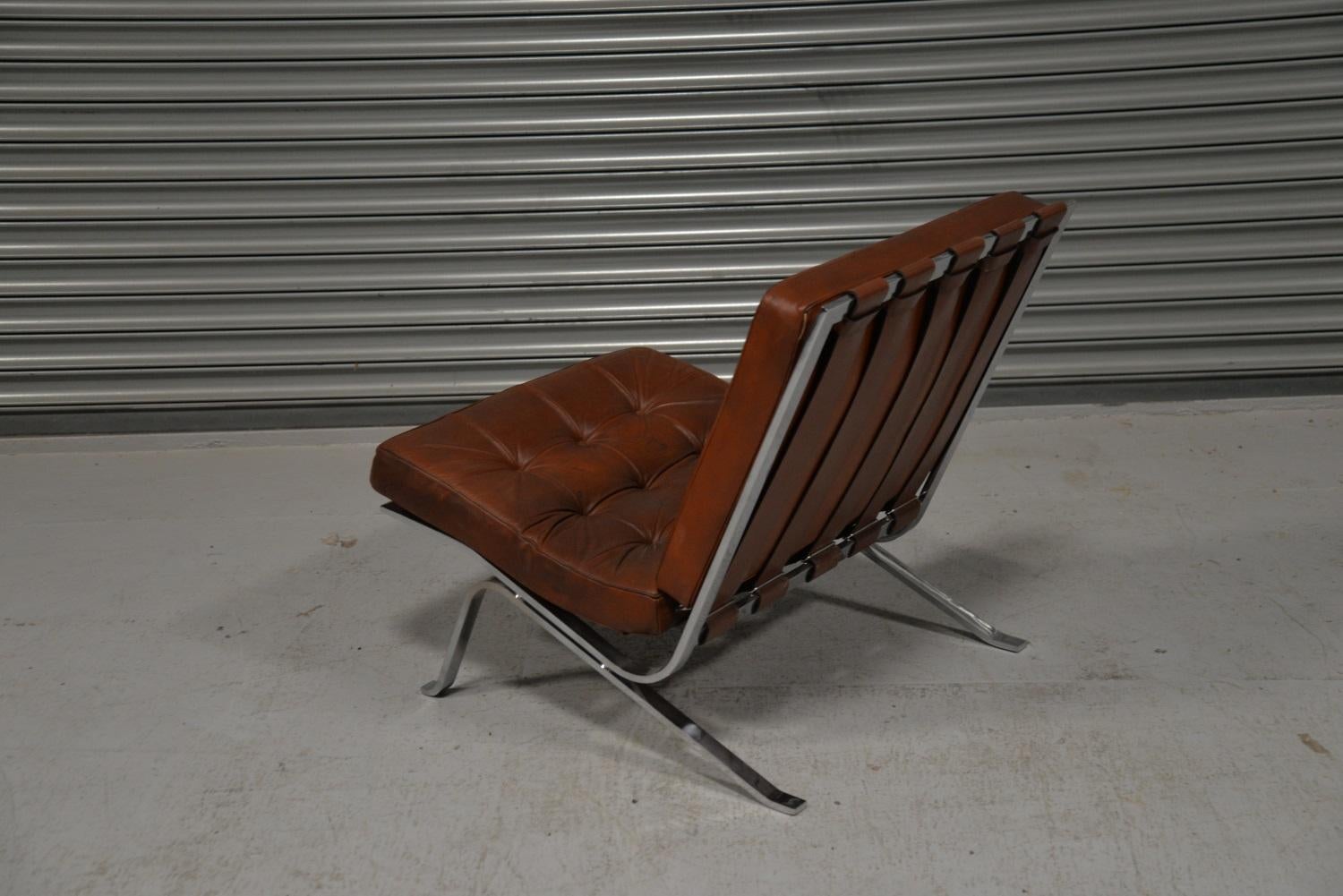Vintage RH-301 Lounge Chair by Robert Haussmann for De Sede, Switzerland 1954 In Distressed Condition For Sale In Fen Drayton, Cambridgeshire