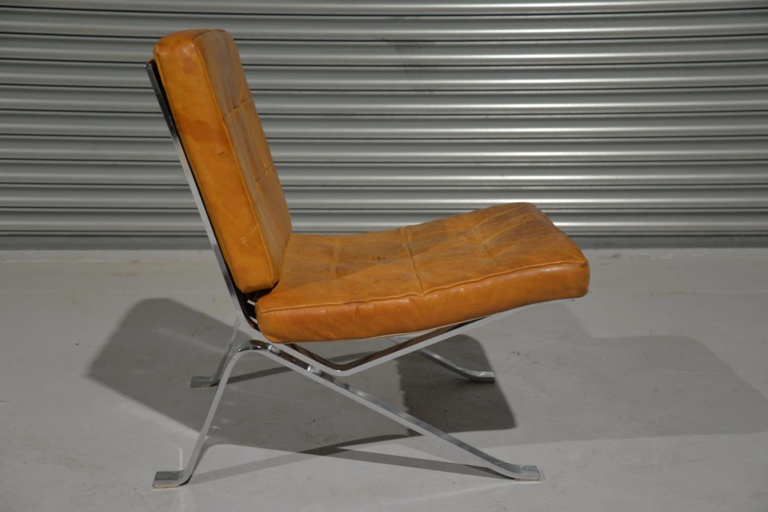 Vintage Rh-301 Lounge Chair by Robert Haussmann for De Sede, Switzerland, 1954 For Sale 1