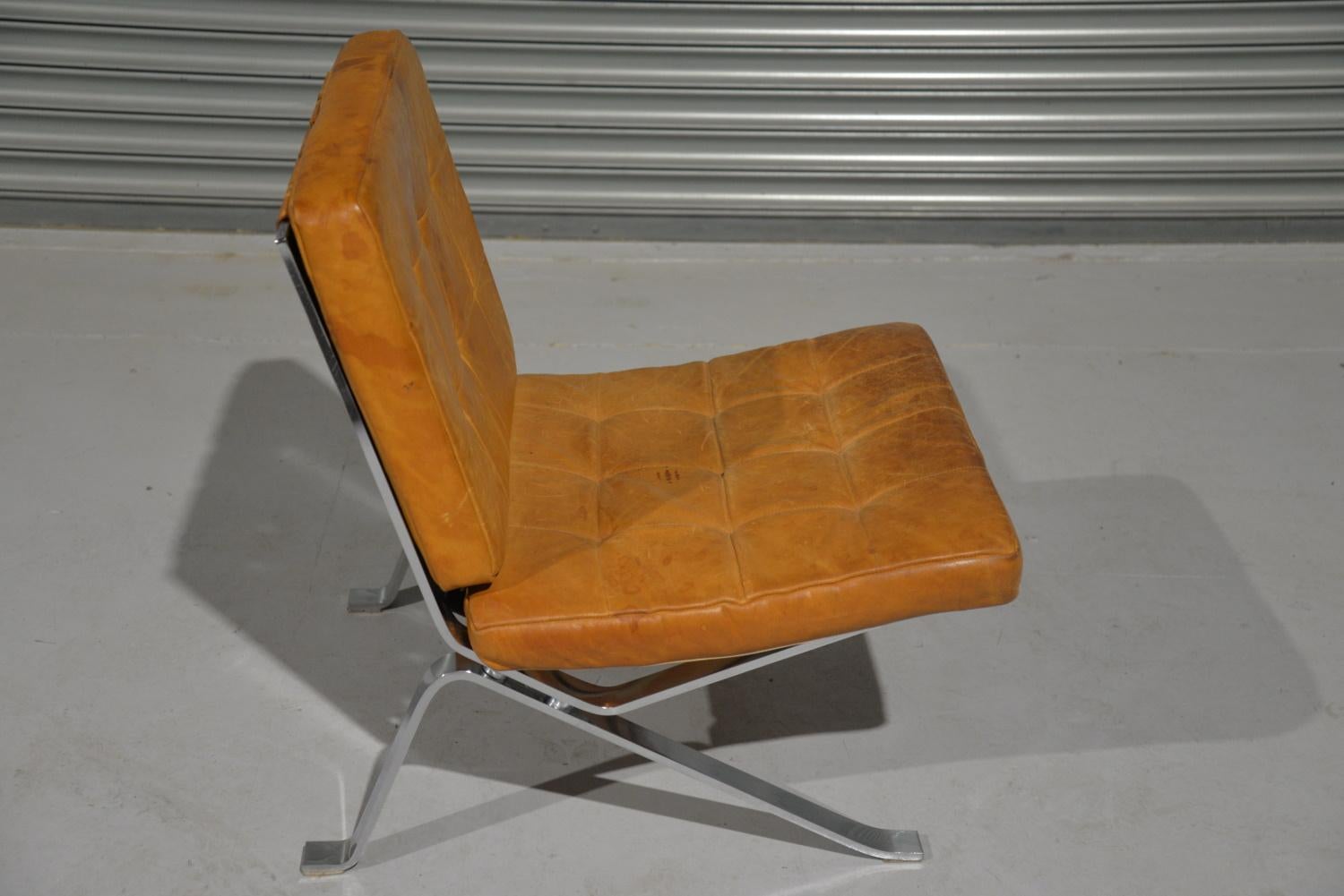 Vintage Rh-301 Lounge Chair by Robert Haussmann for De Sede, Switzerland, 1954 For Sale 2