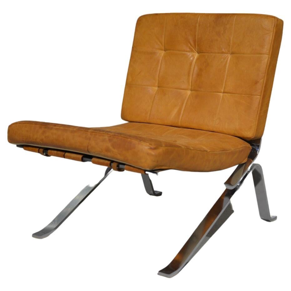 Vintage Rh-301 Lounge Chair by Robert Haussmann for De Sede, Switzerland, 1954 For Sale