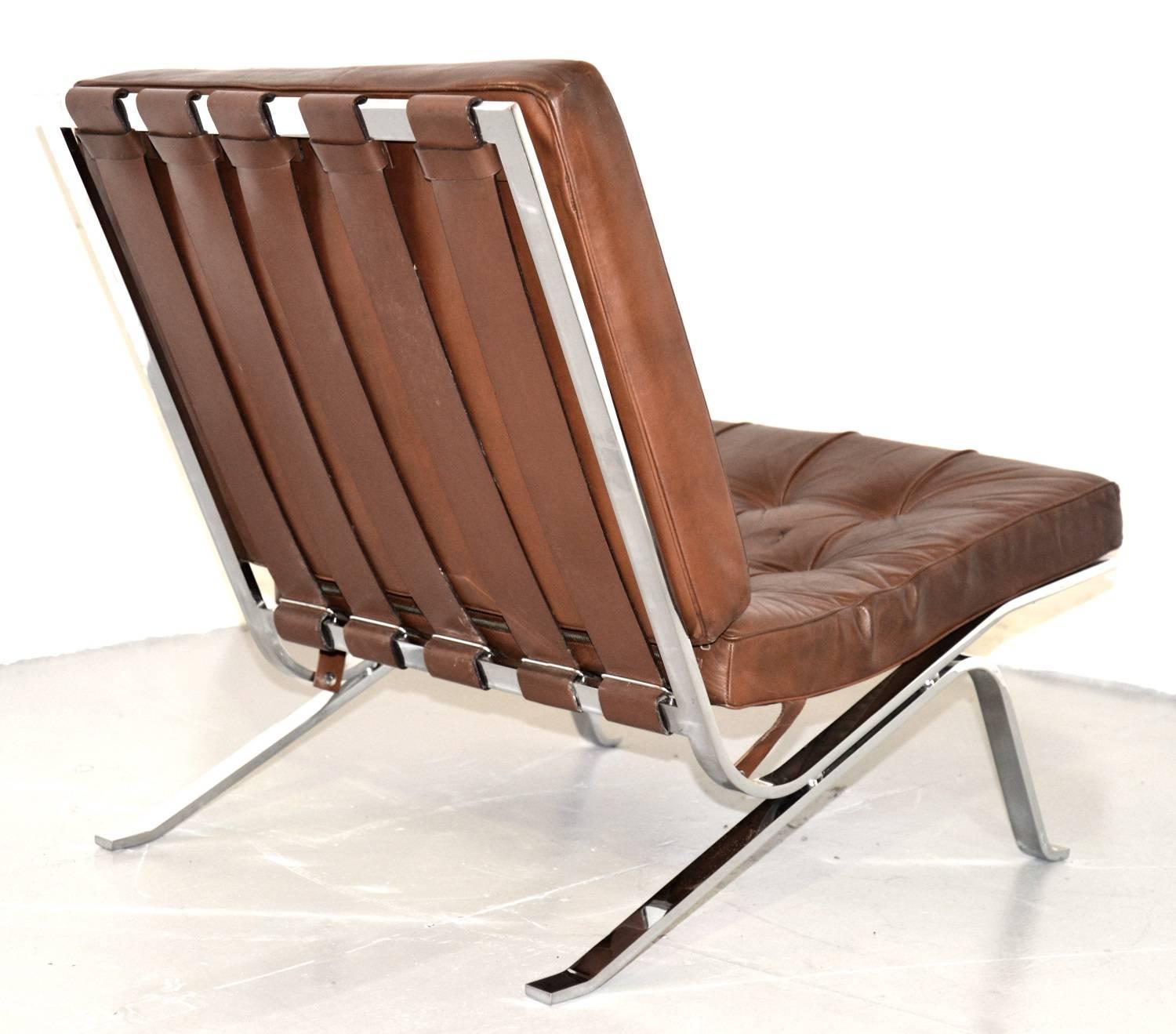 Mid-Century Modern Vintage RH-301 Lounge Chair by Robert Haussmann for De Sede, Switzerland 1954 For Sale