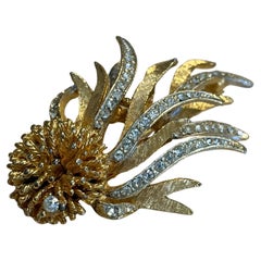 Vintage Rhinestone Statement Brooch