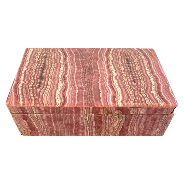 Boîte à Pilules / Pilulier En Rhodonite - Marque France Minéraux, Neuf, Origine France