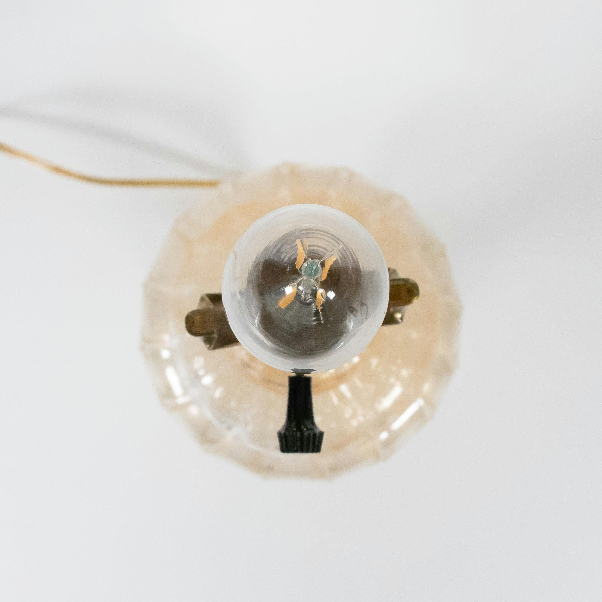 Vintage Ribbed Aventurine Murano Table Lamp For Sale 5