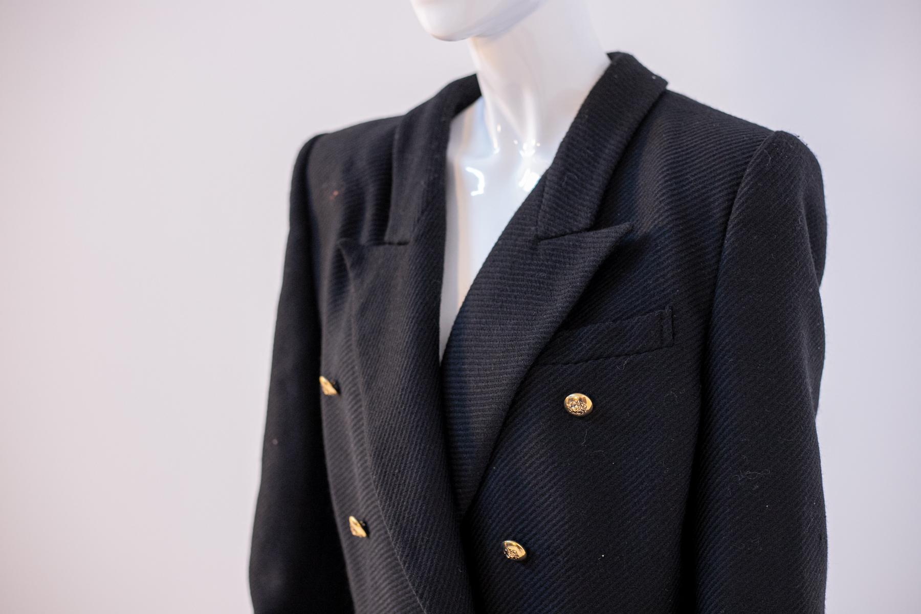 Vintage Ribbed Wool Jacket In Good Condition For Sale In Milano, IT