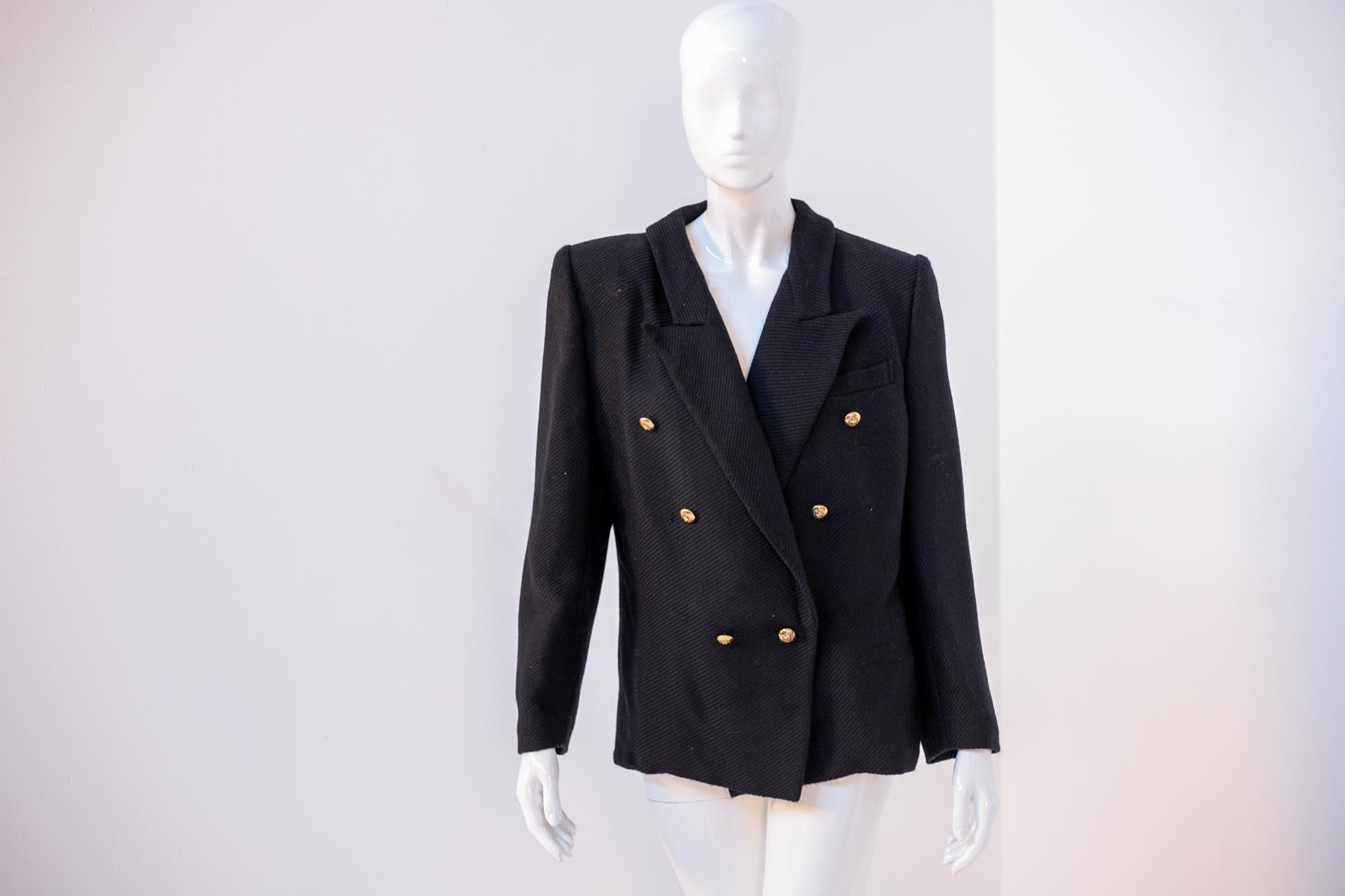 Women's Vintage Ribbed Wool Jacket For Sale