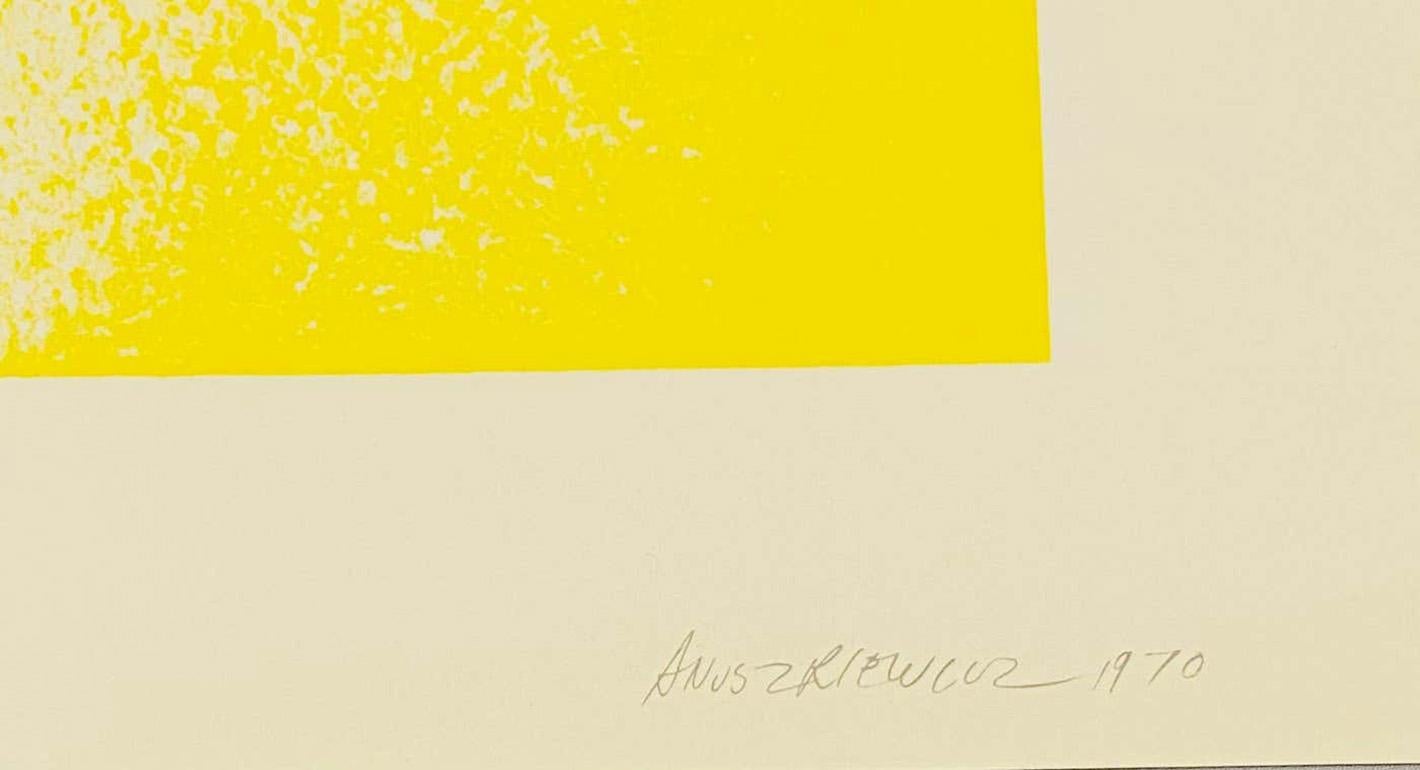 Litografía vintage de Richard Anuszkiewicz, 1970:
Título: 