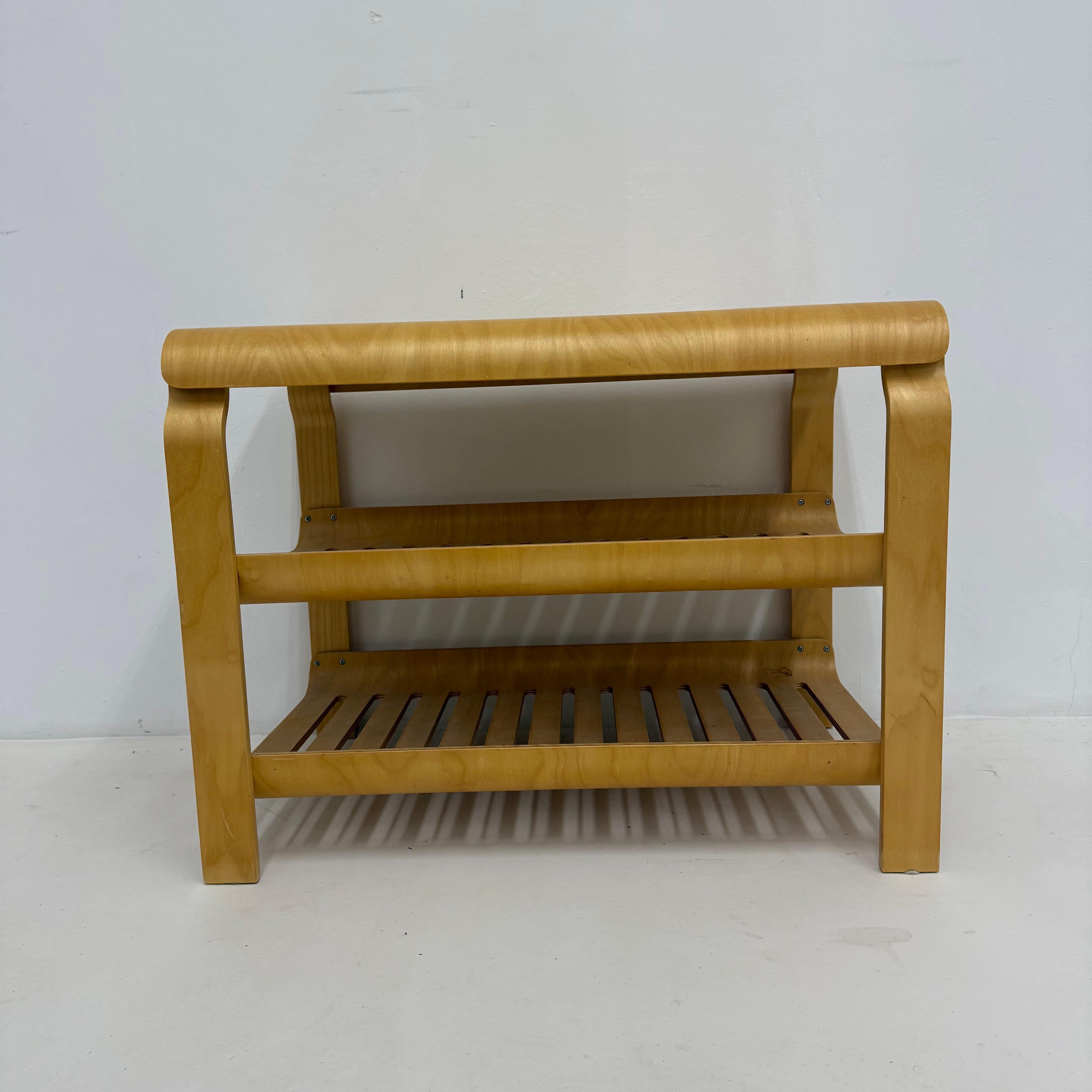 Contreplaqué Table console vintage en contreplaqué Richard Clack for Ikea 