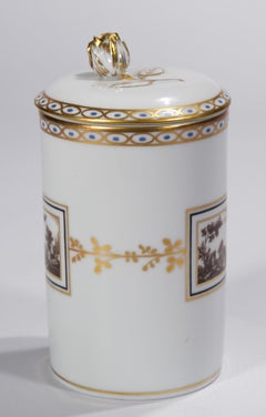 Vintage Richard Ginori Porcelain Fiesole Lidded Box