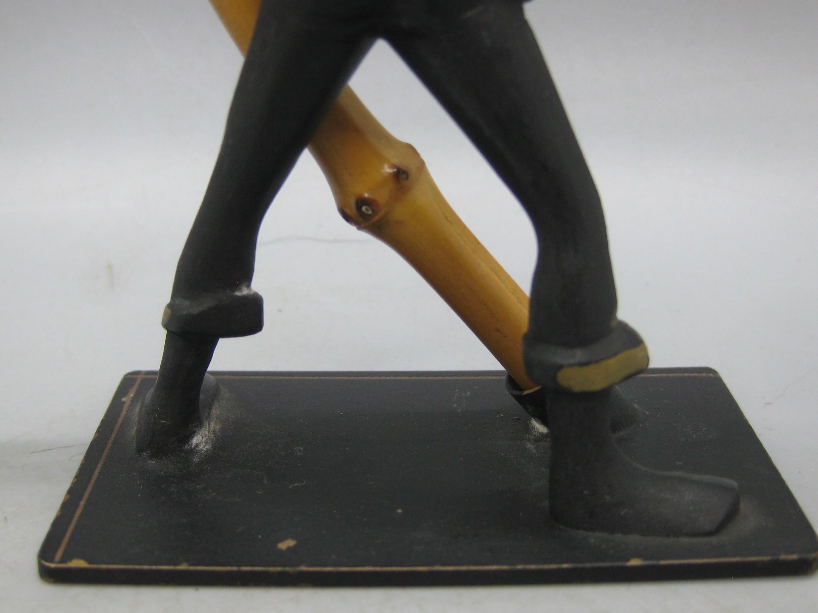Vintage Richard Rohac Austriaco Vienna Bronze Uomo Asiatico con Figura di Bambù Statua in vendita 7
