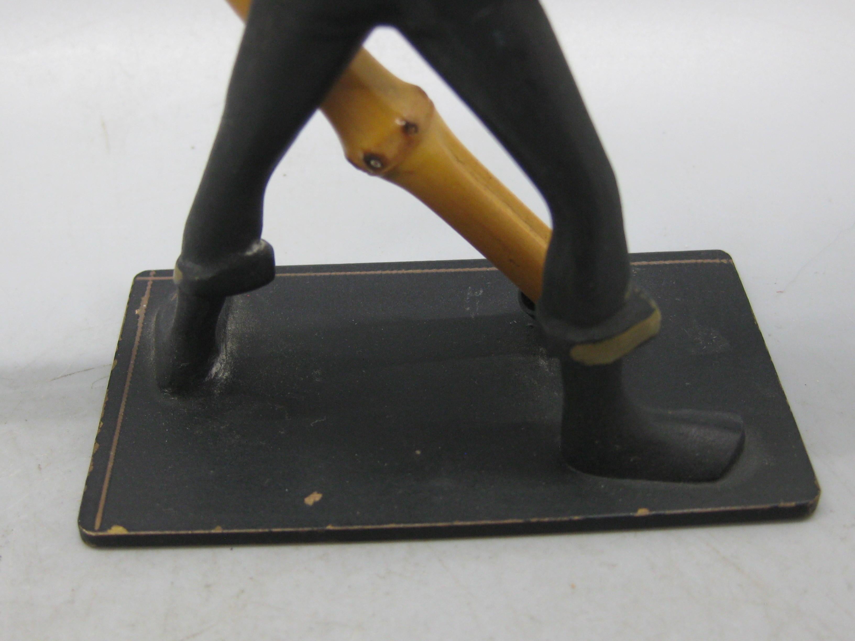 Vintage Richard Rohac Austriaco Vienna Bronze Uomo Asiatico con Figura di Bambù Statua in vendita 8
