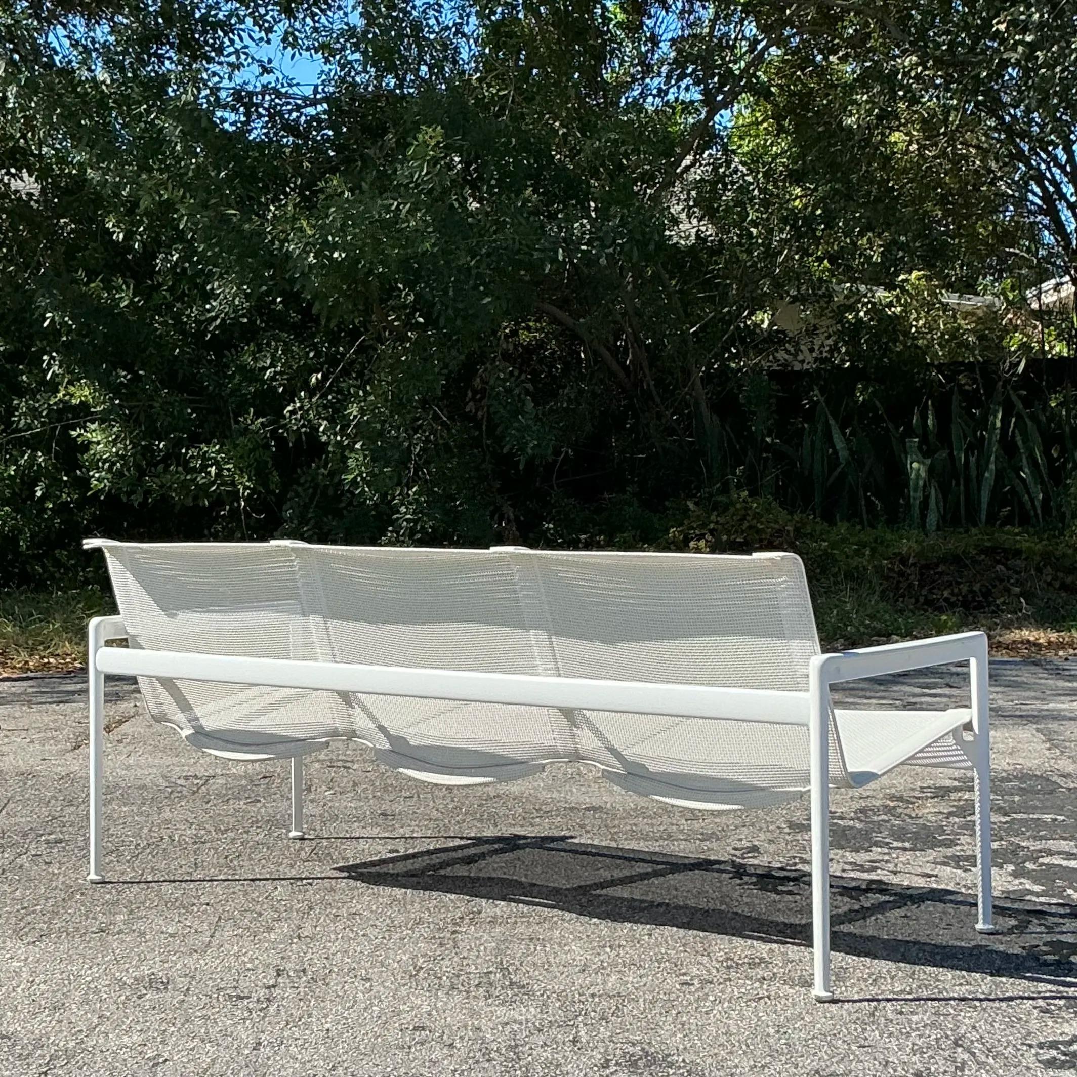Vintage Richard Schultz 1966 3 Seat Sofa 2