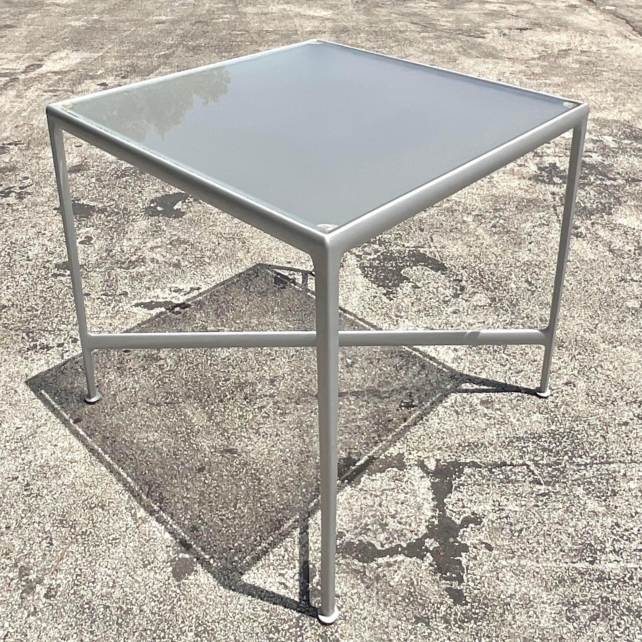 Table de salle à manger vintage Richard Schultz et 4 chaises en vente 5