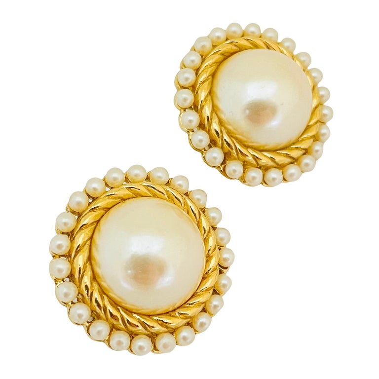 Richelieu pearl earrings hotsell