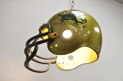 Vintage Riddell Fighting Irish Notre Dame Helmet Lamp Pendant Chandelier
