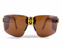 Vintage Rimless Michelle Brevete Sunglasses 1970'S Made In France