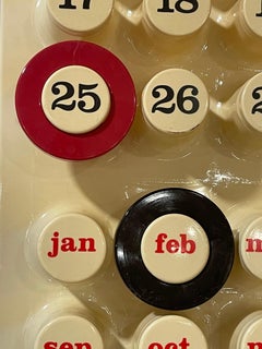 Vintage Ring-a-date Perpetual Calendar Euroway, Italy, 1970s
