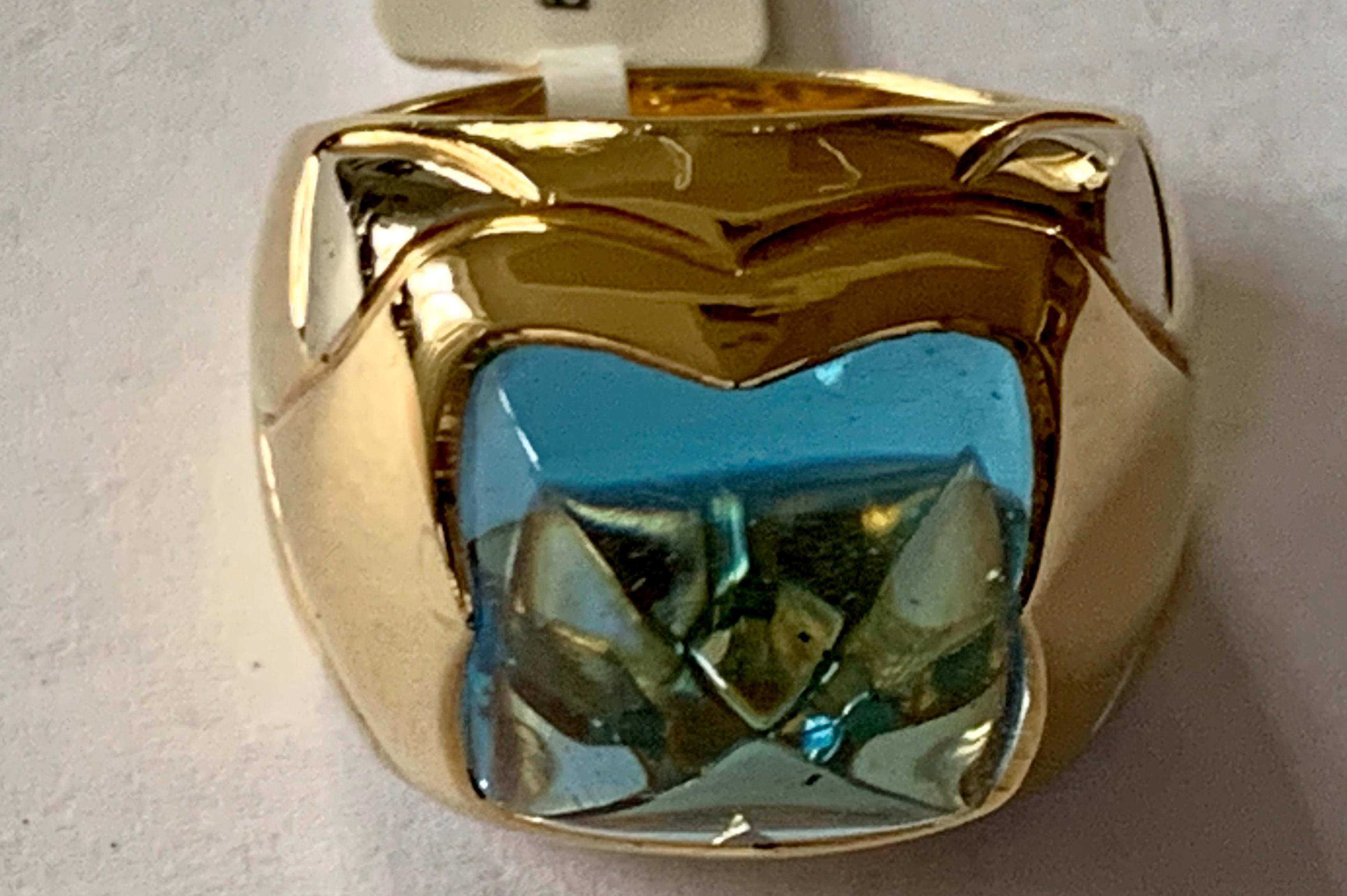 bvlgari topaz ring