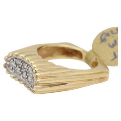 Vintage Ring Cluster Diamonds Natural Diamonds 14 Karat Gold