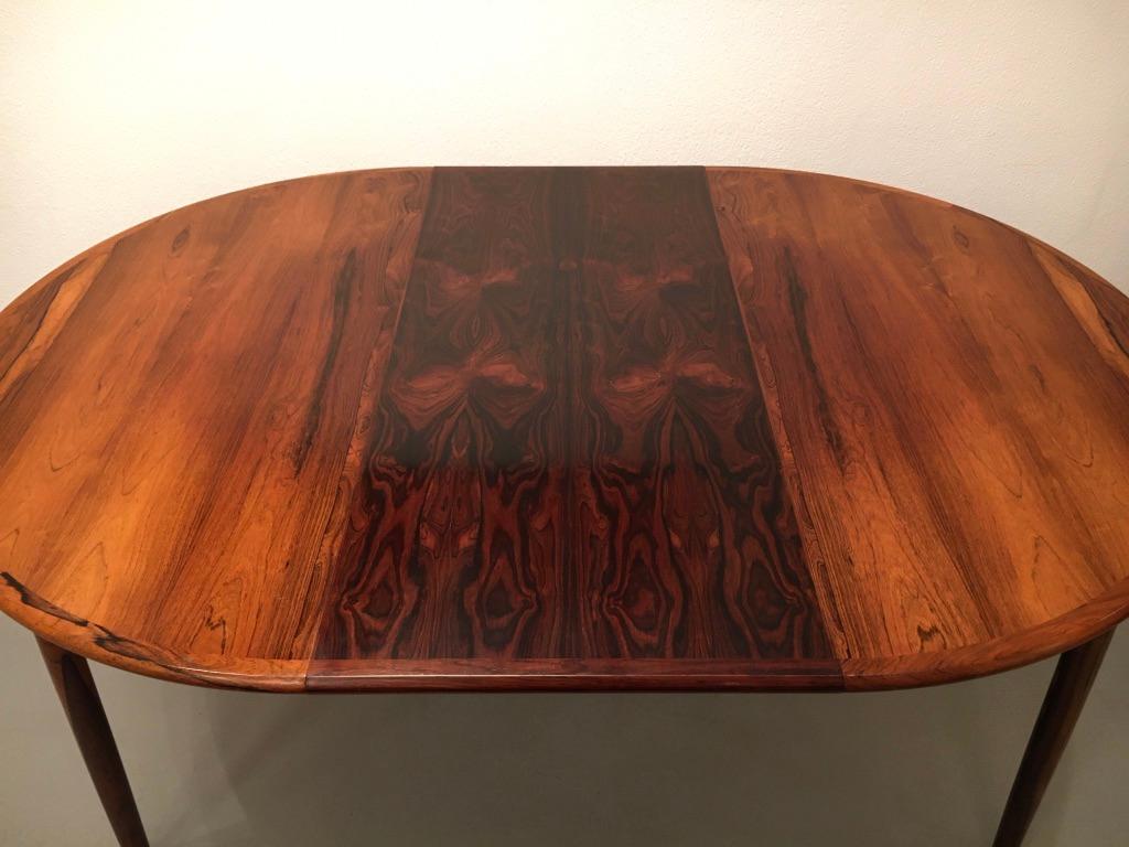 Mid-20th Century Vintage Rio Rosewood Extendable Dining Table by CJ Rosengaarden, Denmark, 1960s