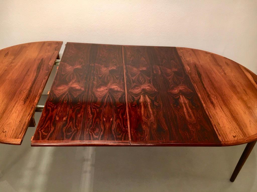 Vintage Rio Rosewood Extendable Dining Table by CJ Rosengaarden, Denmark, 1960s 2