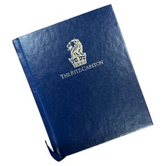 Vintage Ritz Carlton Dirección / Agenda telefónica con caja