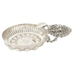 Vintage RM Villa Mexican Sterling Silver Tastevin or Wine Tasting Cup