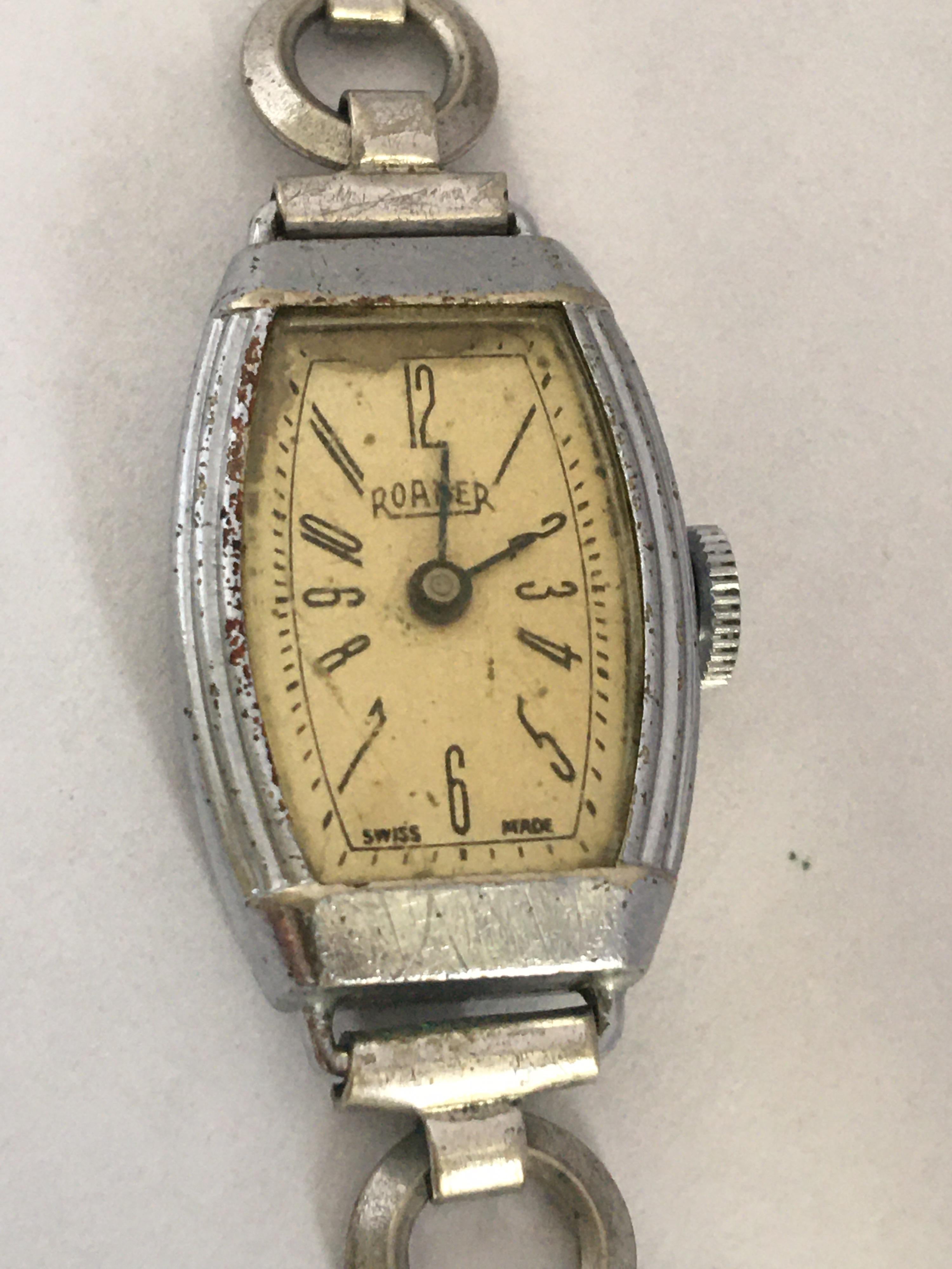 Vintage Roamer Ladies Mechanical Watch For Sale 6