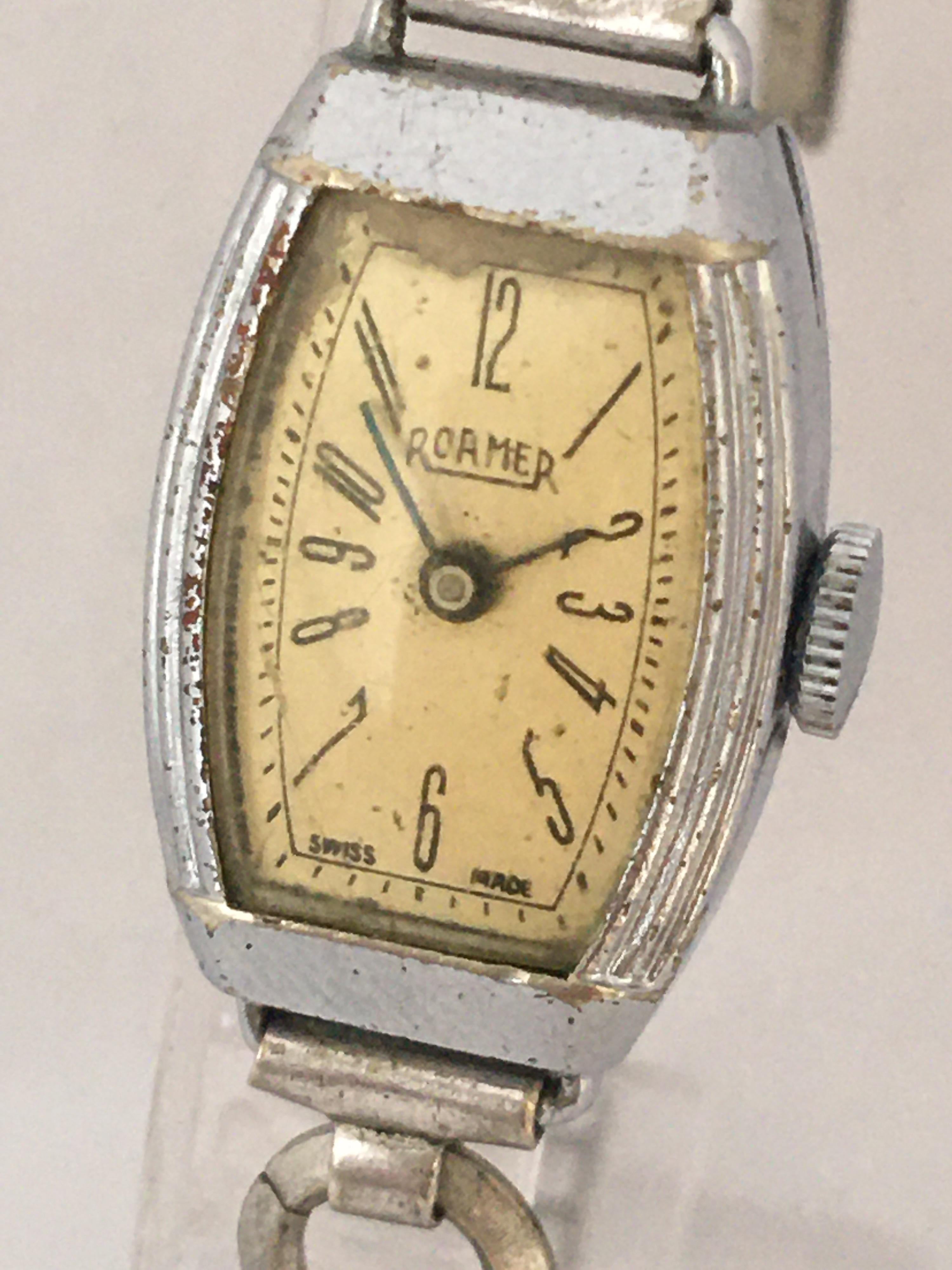 vintage roamer ladies gold watch