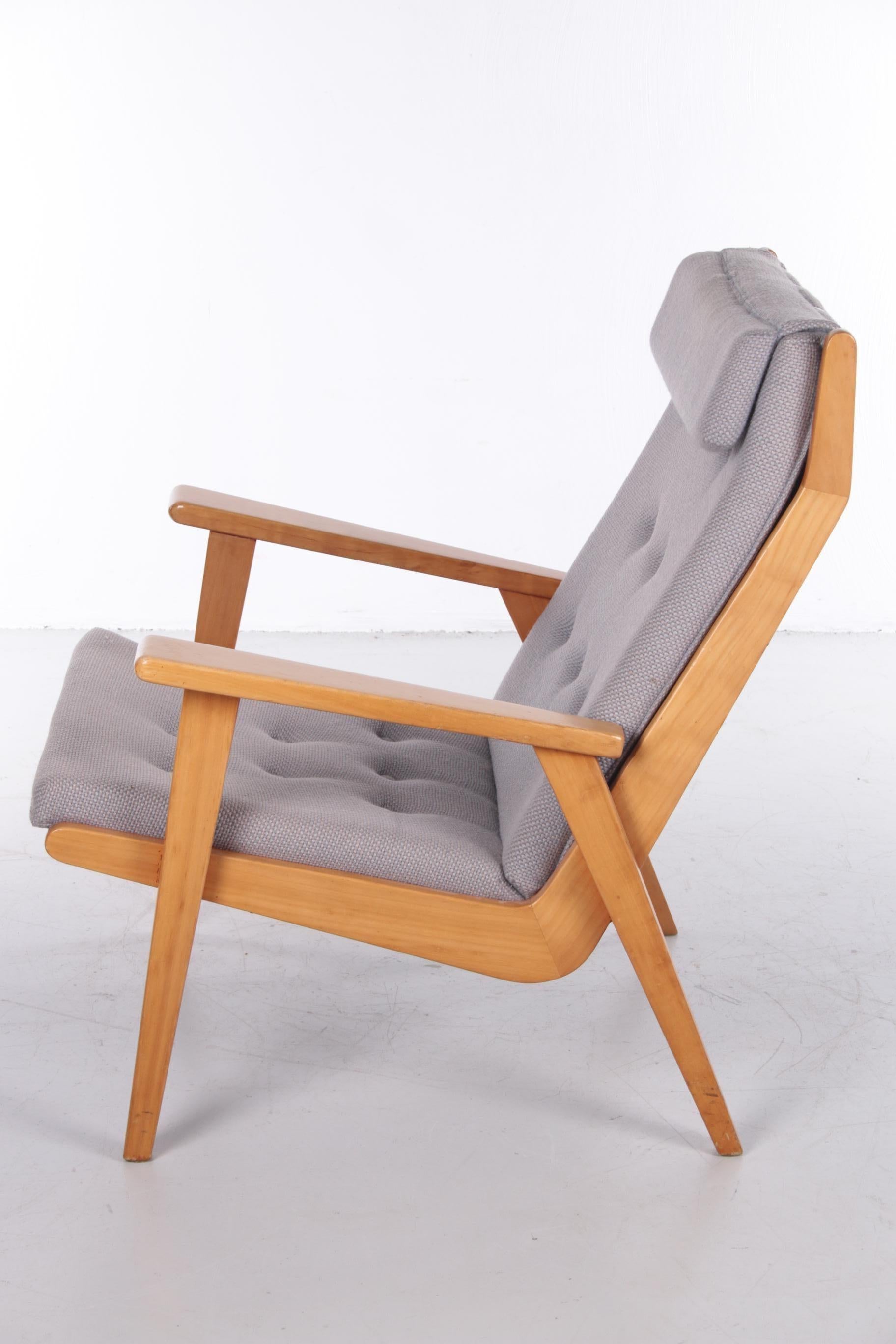 Birch Vintage Rob Parry for Gelderland Lounge Chair Model 1611, the Netherlands, 1952
