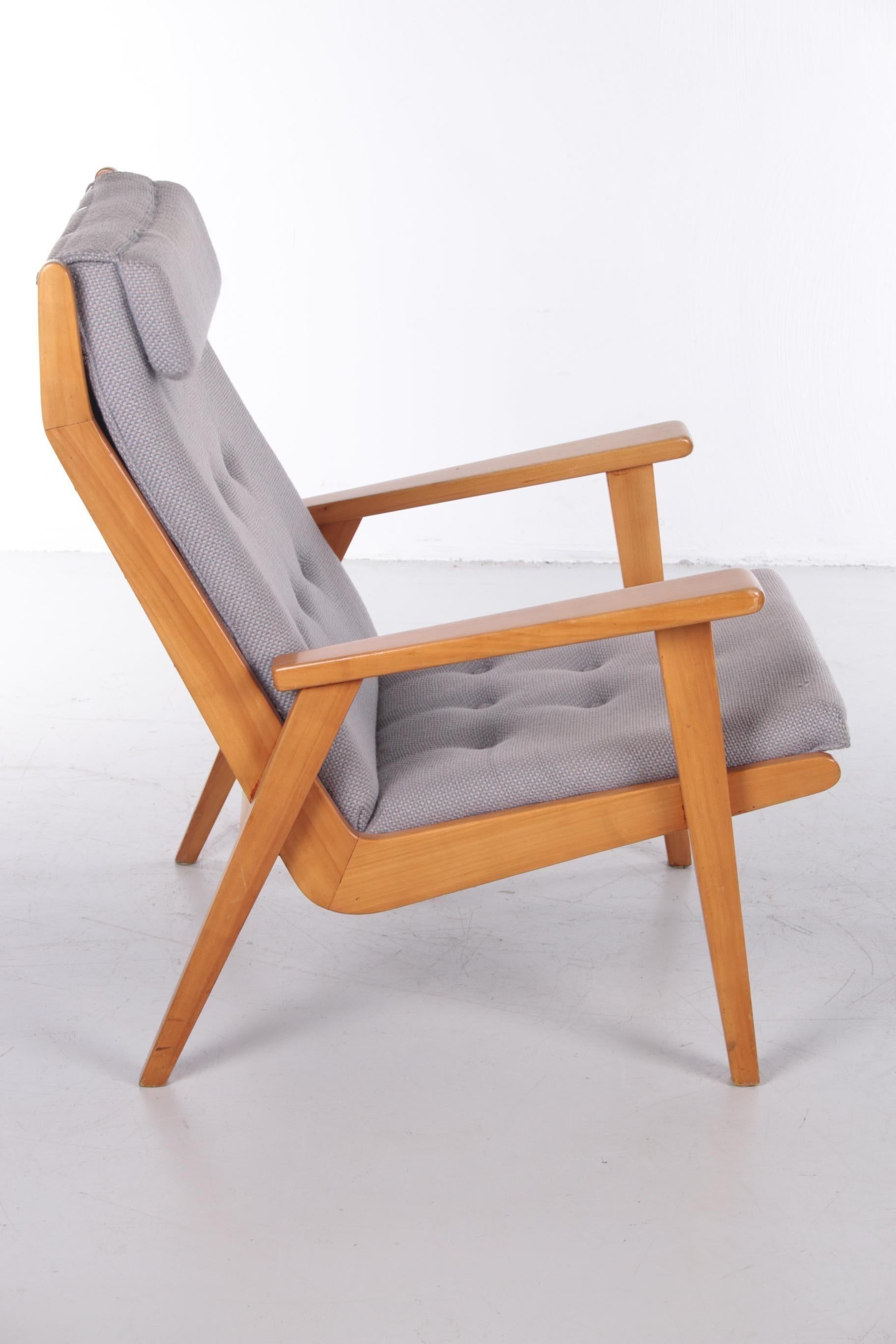 Vintage Rob Parry for Gelderland Lounge Chair Model 1611, the Netherlands, 1952 In Good Condition In Oostrum-Venray, NL