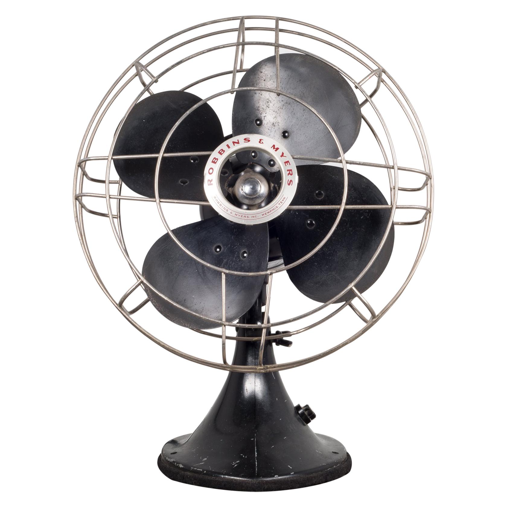 Vintage Robbins & Myers Oscillating Fan, circa 1950