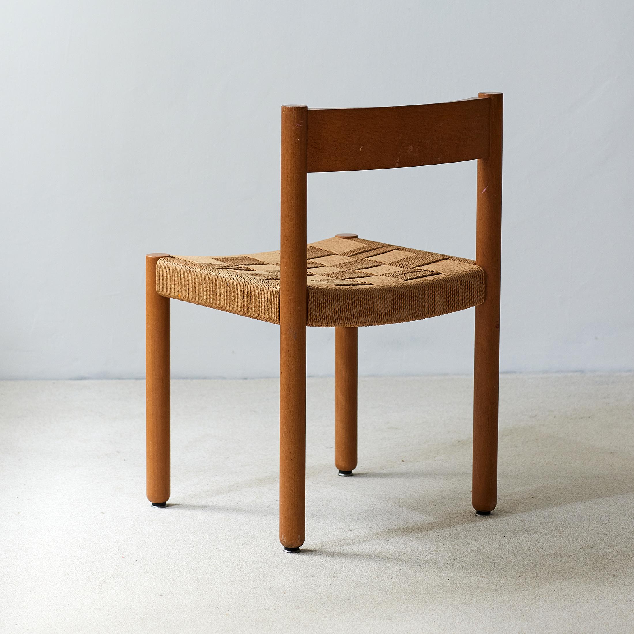 Swiss Vintage 6200 Model Chair by Robert and Trix Haussmann for Dietiker 1960's For Sale