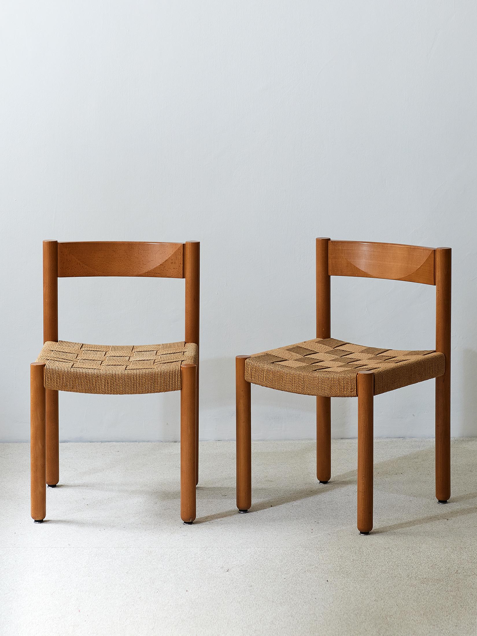 Vintage 6200 Model Chair by Robert and Trix Haussmann for Dietiker 1960's In Good Condition For Sale In Debrecen, HU