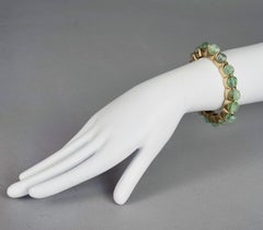 Vintage Robert Goossens Bracciale con ciottoli di cristallo Greene & Greene