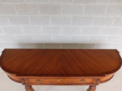 Vintage Robert Irwin Regency Adams Style Satinwood Sideboard 80"w