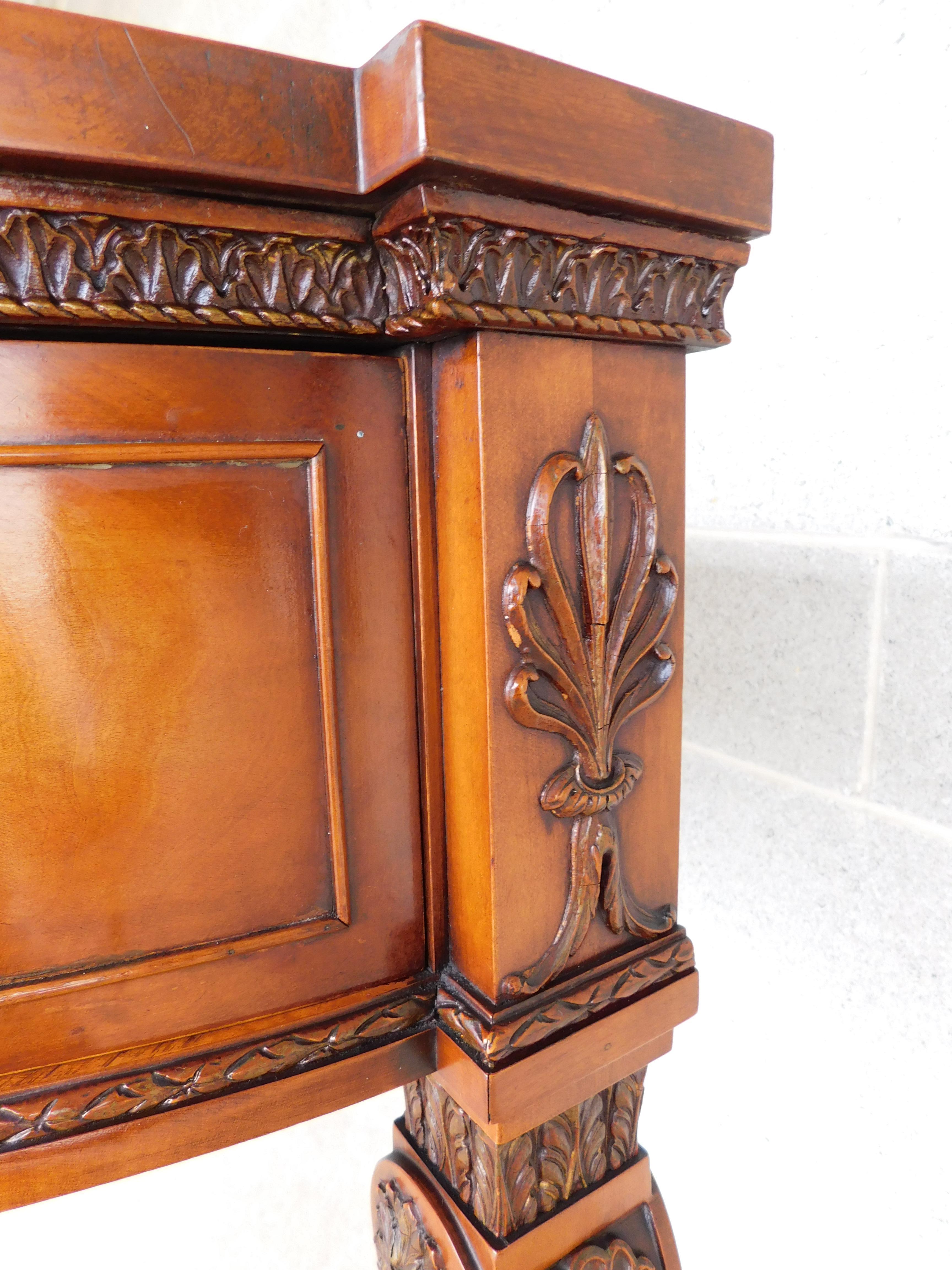 Vintage Robert Irwin Regency Adams Style Satinwood Sideboard 80