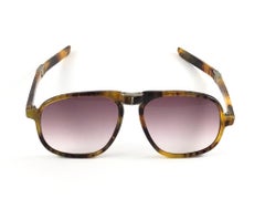Lunettes de soleil pliantes The Robert La Roche Mod10 Marbled 1980's Austria