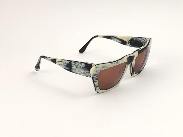 Vintage Robert La Roche S58 Sleek Mask Sunglasses 1980 Made in Vienne