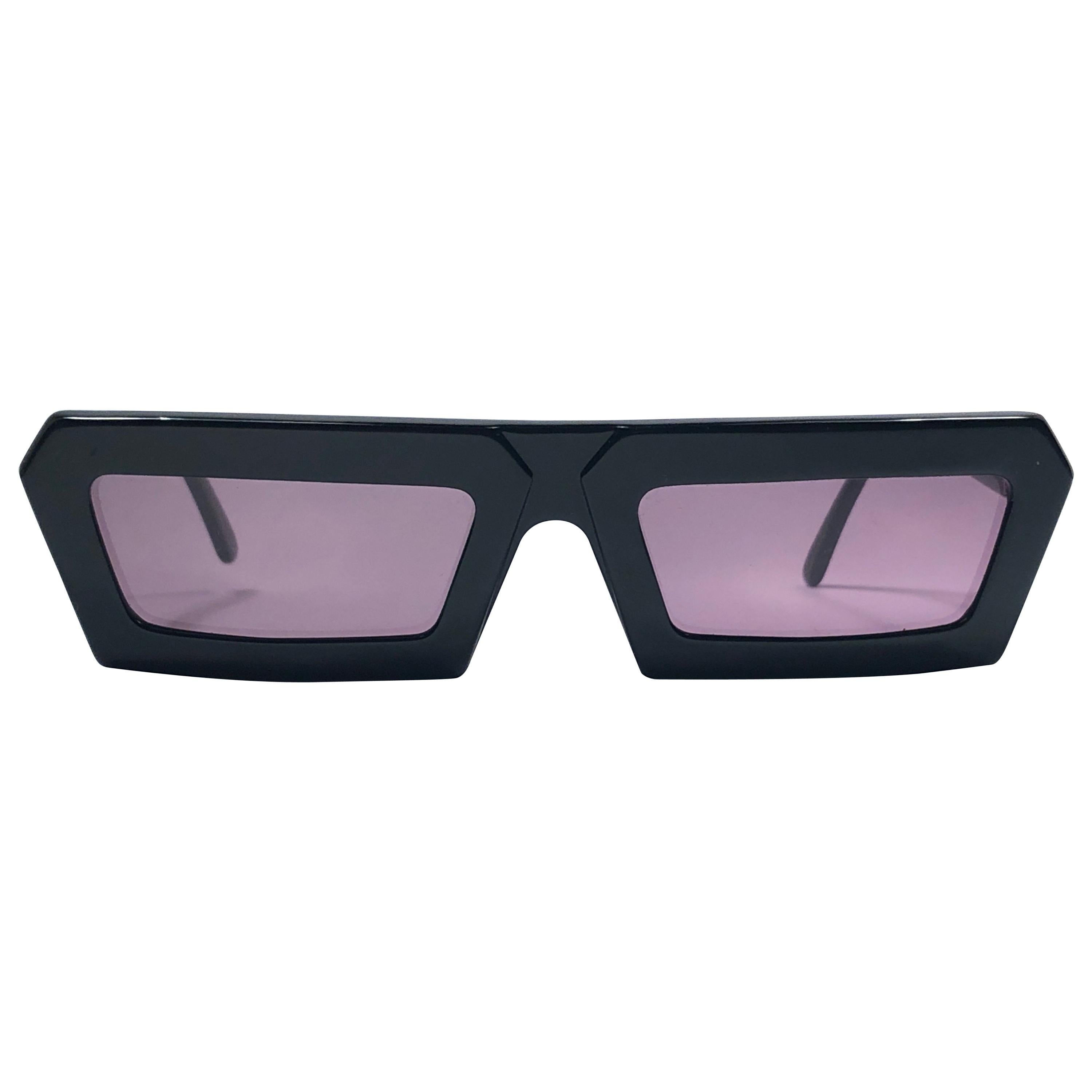 Gafas de sol vintage Robert Laroche Vienne Sleek Mask 1980
