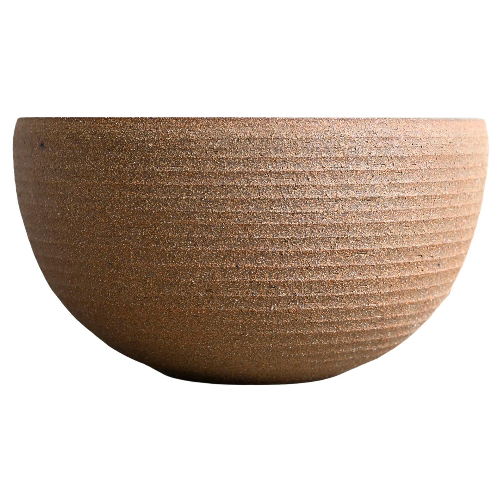 Grande ciotola o fioriera in ceramica vintage di Robert Maxwell