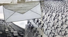 Vintage Robert Rauschenberg 'Envelope' Lithograph