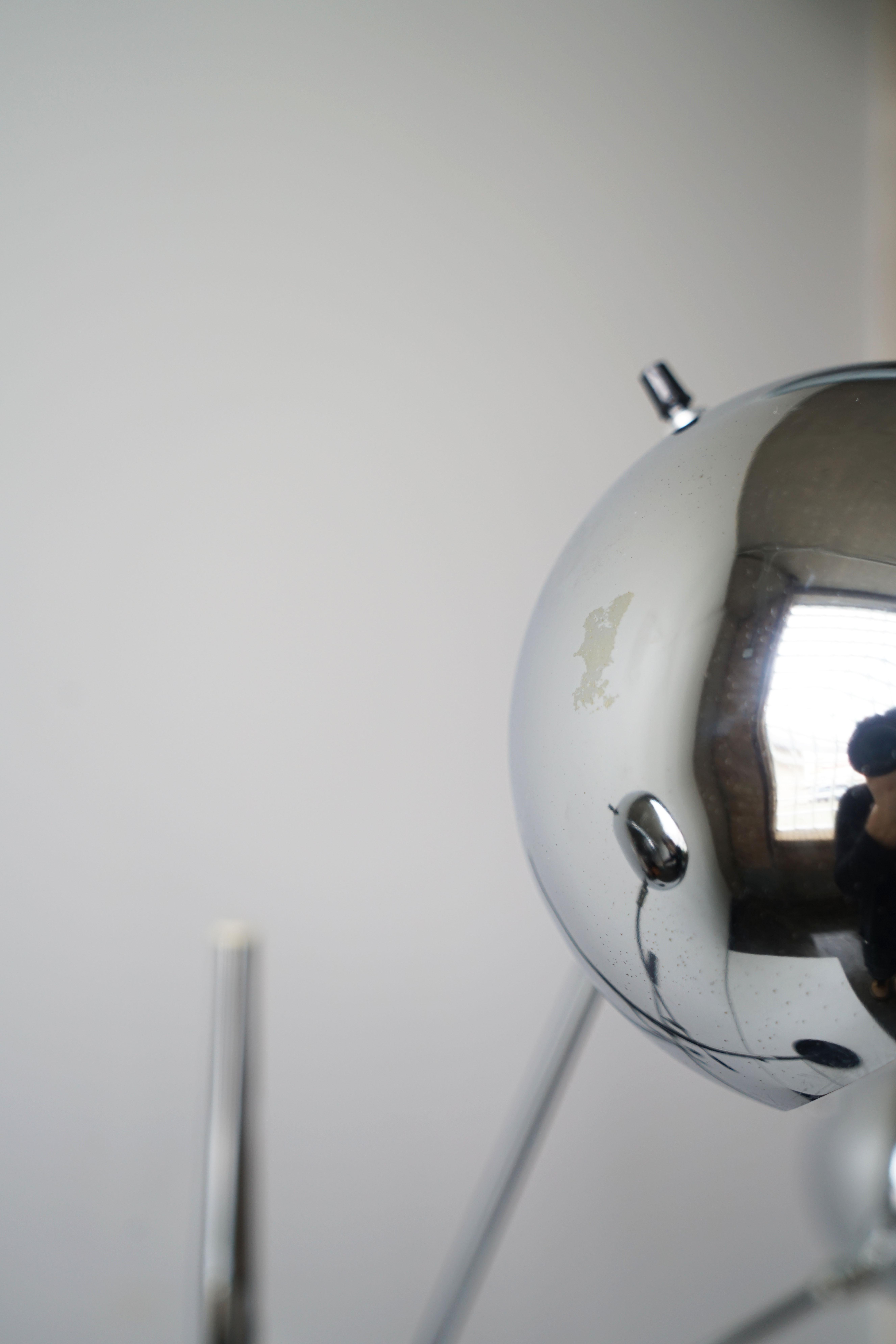 Late 20th Century Vintage Robert Sonneman 3-Arm Triennale Orbiter Eyeball Adjustable Floor Lamp