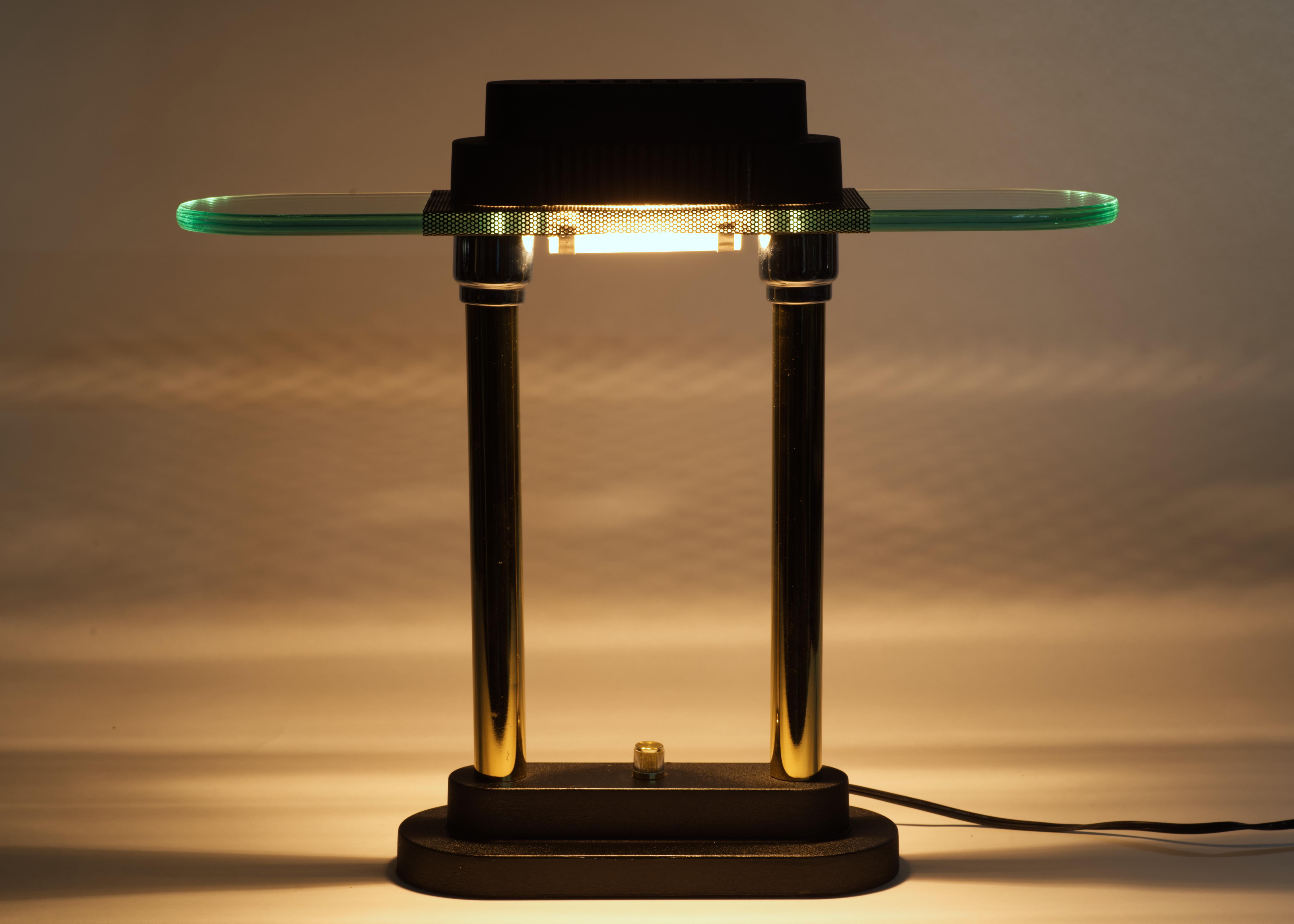 Vintage Robert Sonneman for Kovacs Table Lamp, 1980s For Sale 3