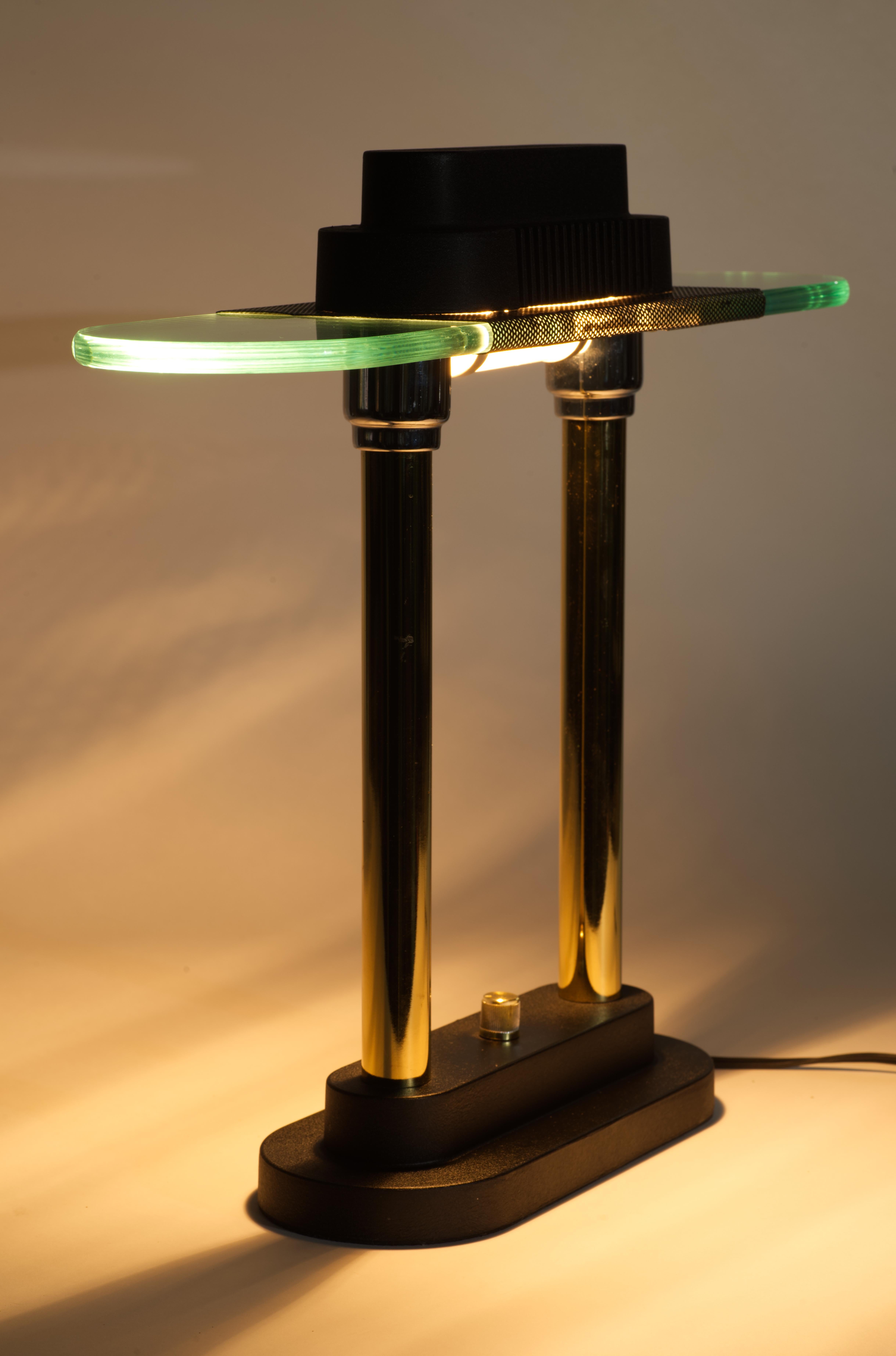 Vintage Robert Sonneman for Kovacs Table Lamp, 1980s For Sale 4