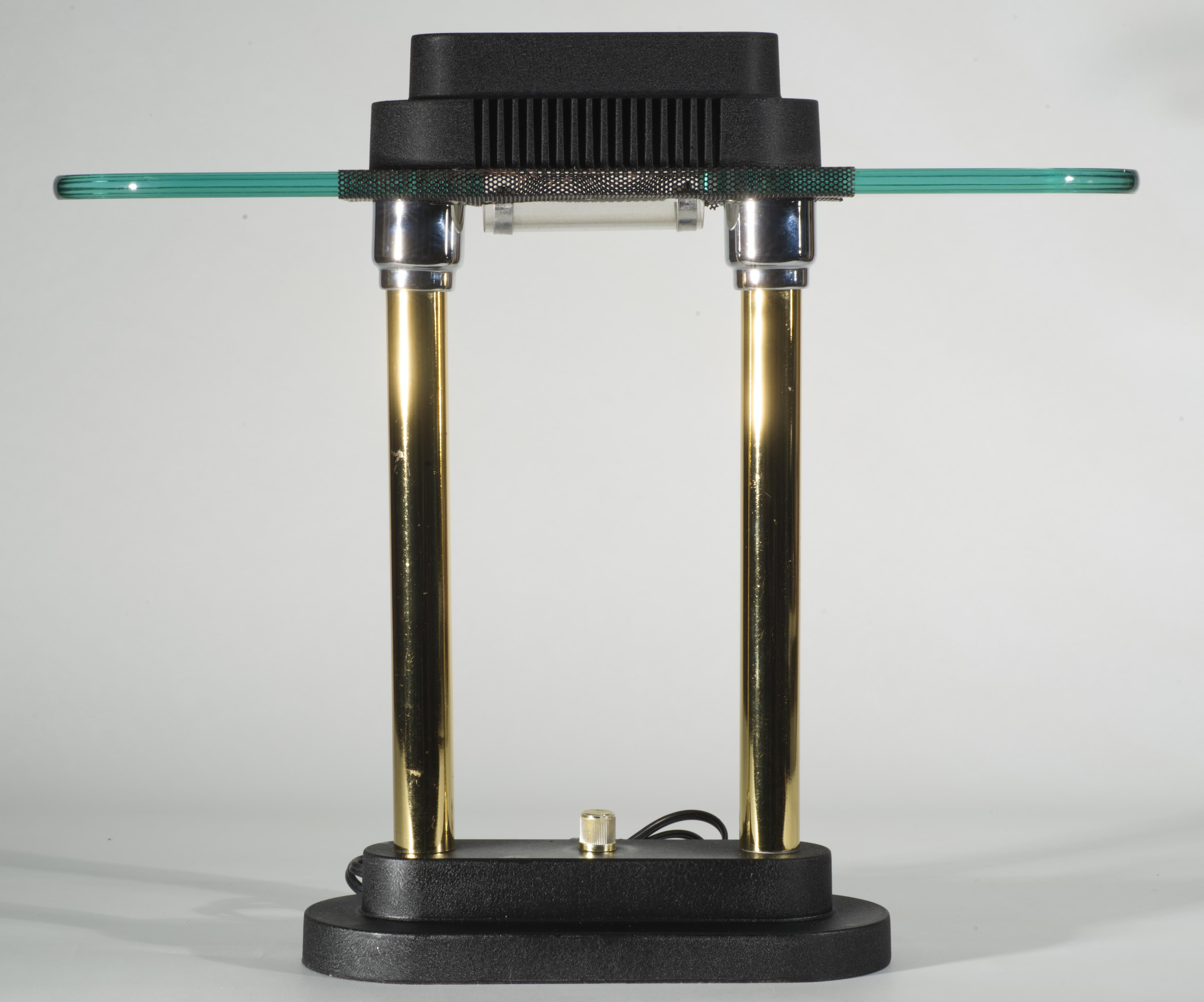 Post-Modern Vintage Robert Sonneman for Kovacs Table Lamp, 1980s For Sale