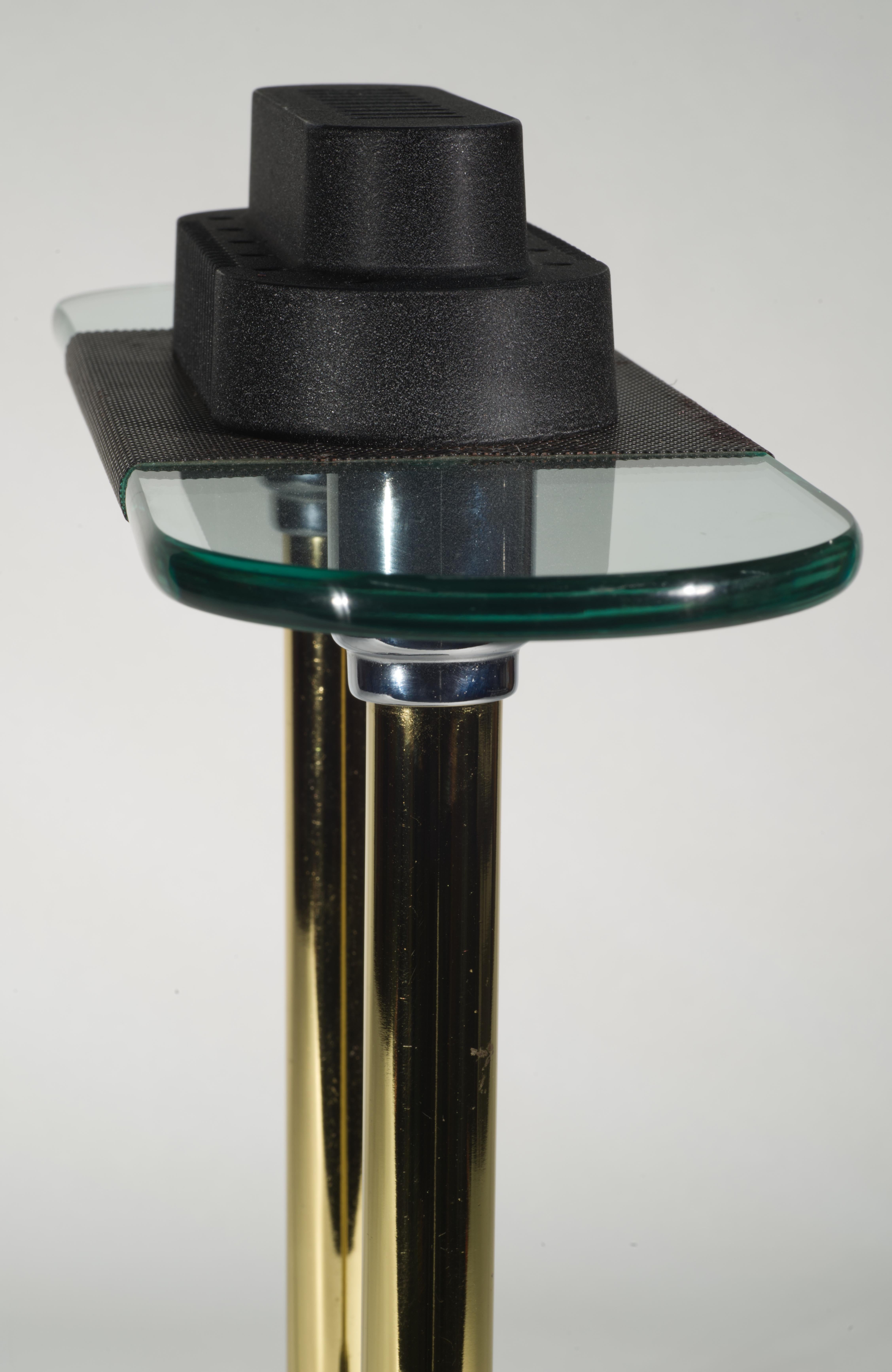Brass Vintage Robert Sonneman for Kovacs Table Lamp, 1980s For Sale