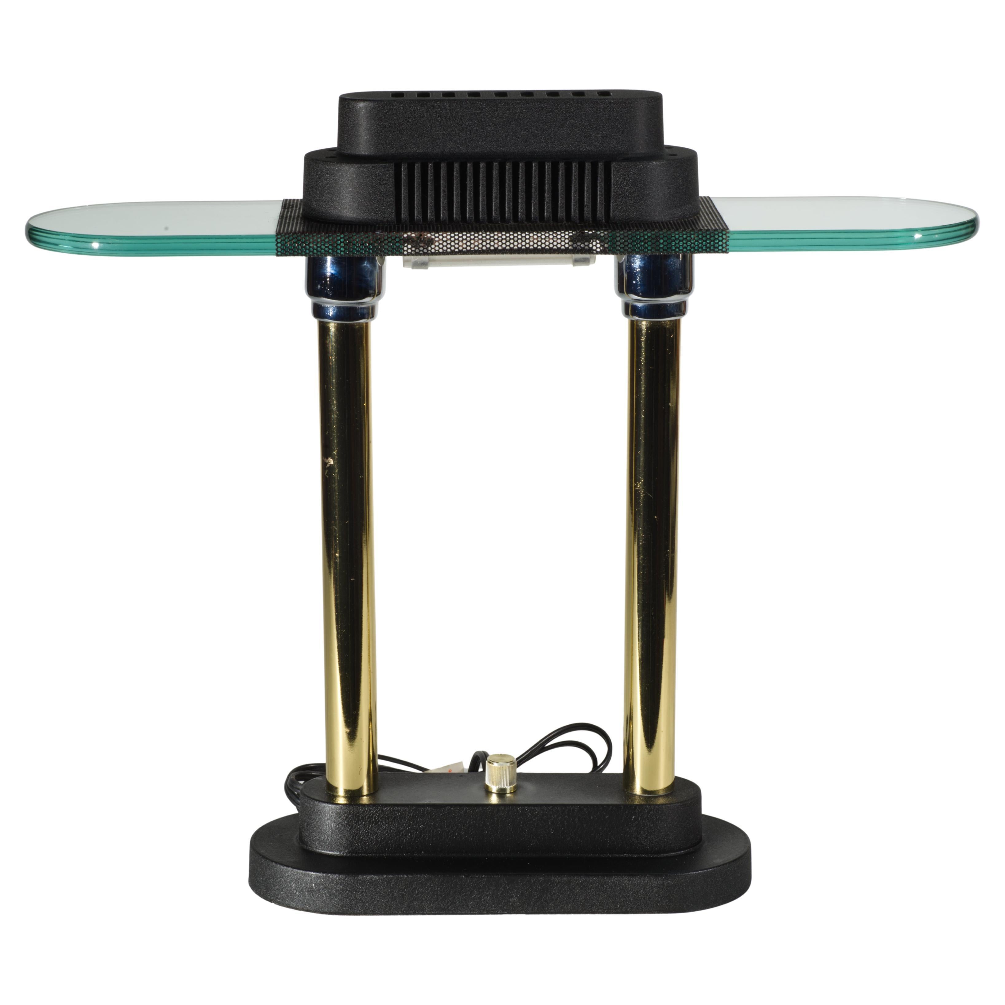 Vintage Robert Sonneman for Kovacs Table Lamp, 1980s For Sale