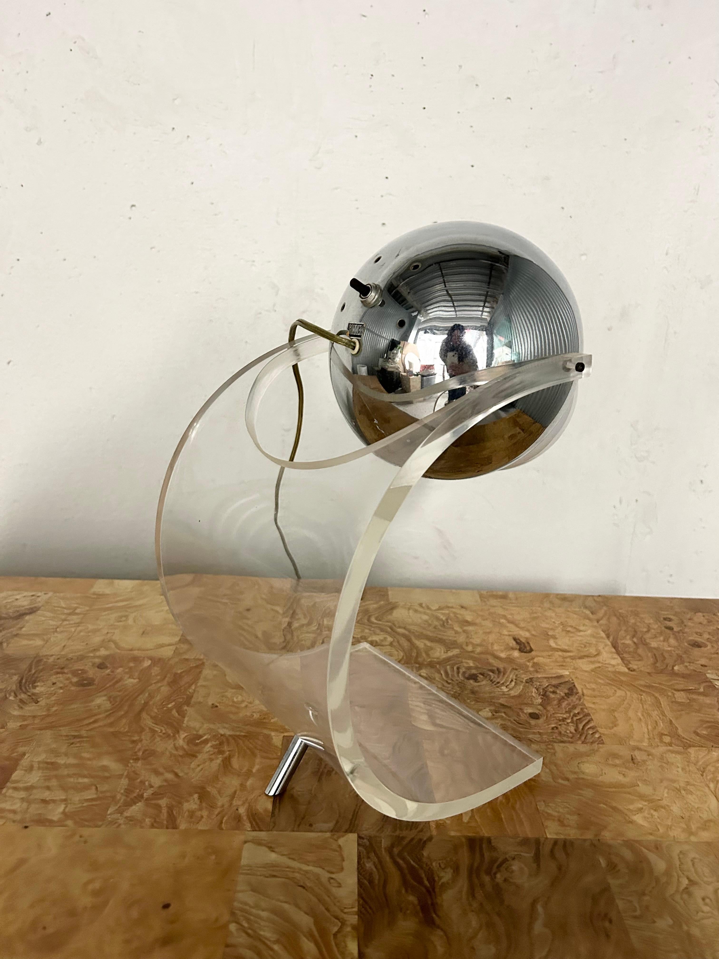 Vintage Robert Sonneman Table Lamp For Sale 1